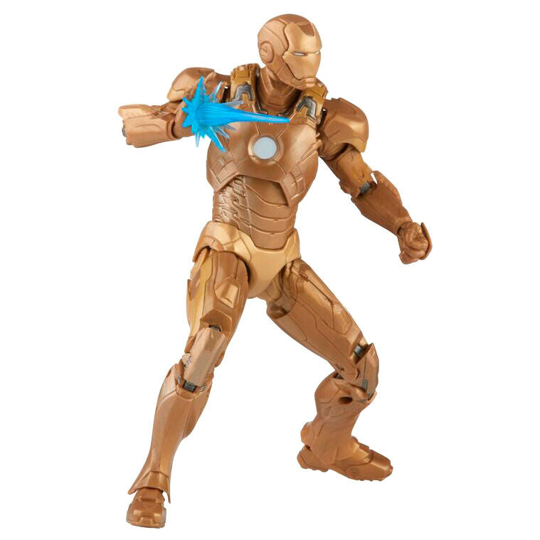 Blister 2 figuras Happy Hogan and Iron Man Mark XXI Iron Man 3 The Infinity Saga Marvel 15cm