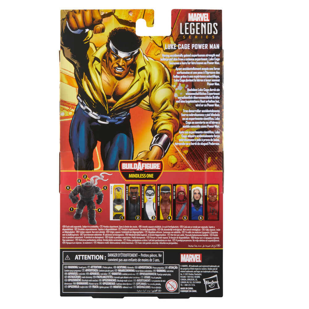 Figura Luke Cage Power Man Knights Legends Series Marvel 15cm