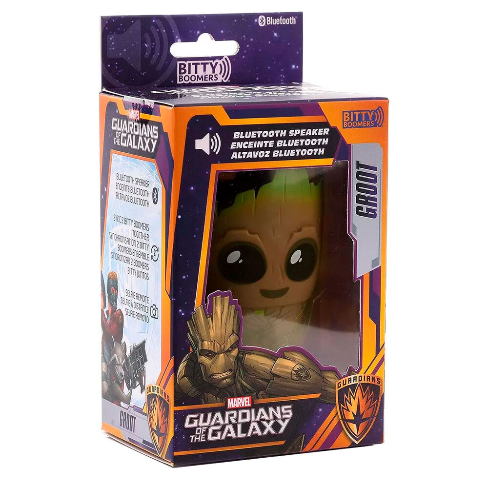 Mini Altavoz Bluetooth Bitty Boomers Groot Marvel